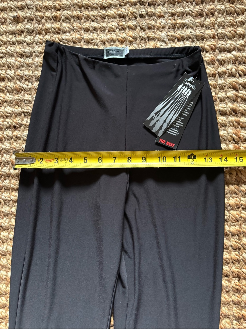 Sympli Elegant Black size 2 almost black slim bootcut Pants - Picture 7 of 10